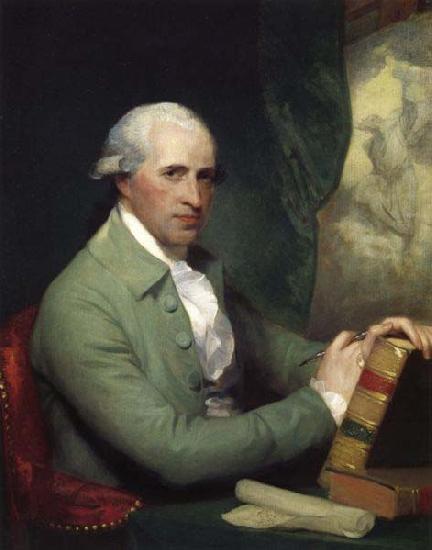 Benjamin West As painted by Gilbert Stuart, Germany oil painting art